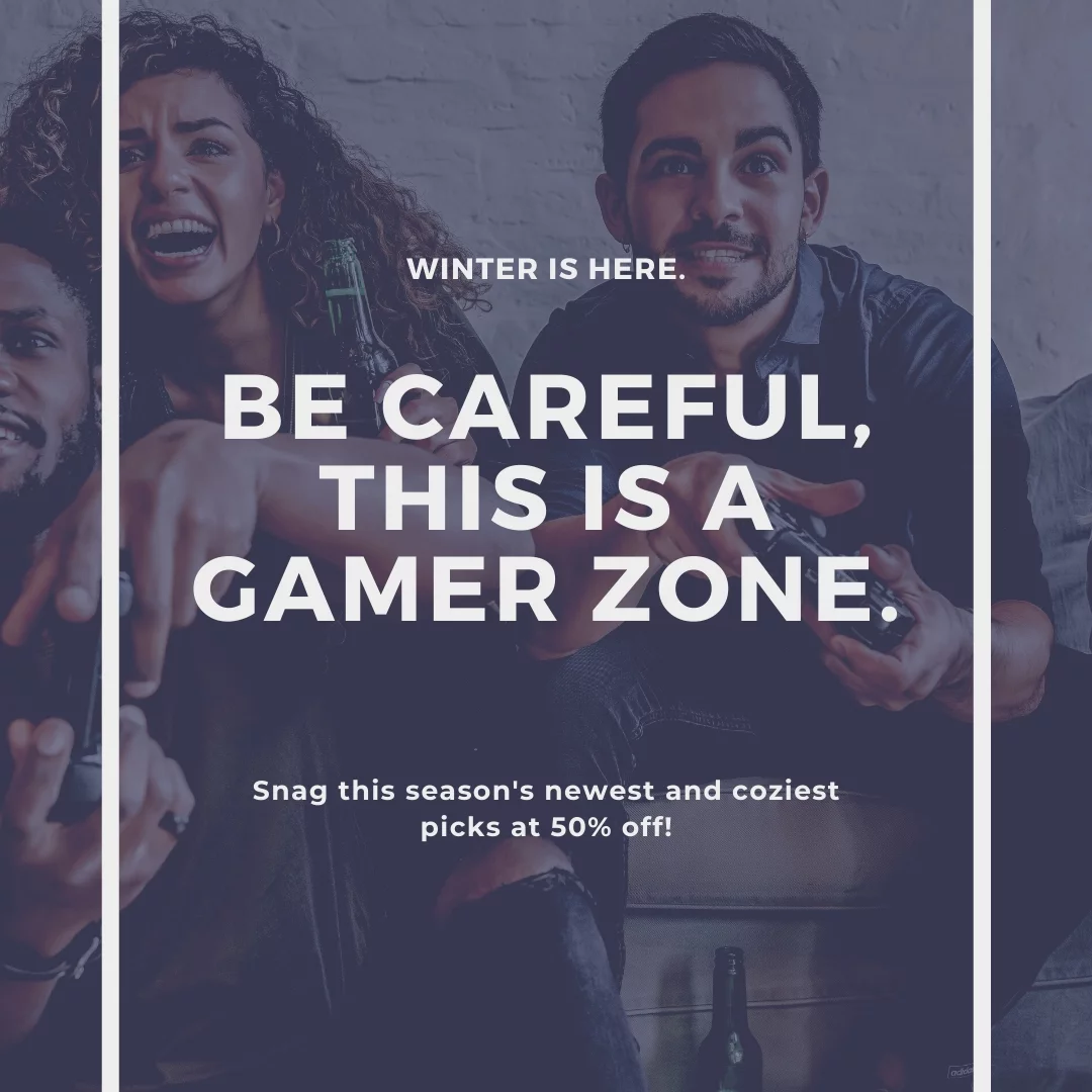 Be careful, this is a gamer zone.