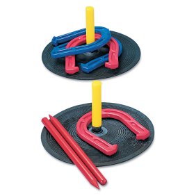 Champion Sports Rubber Horseshoe Set